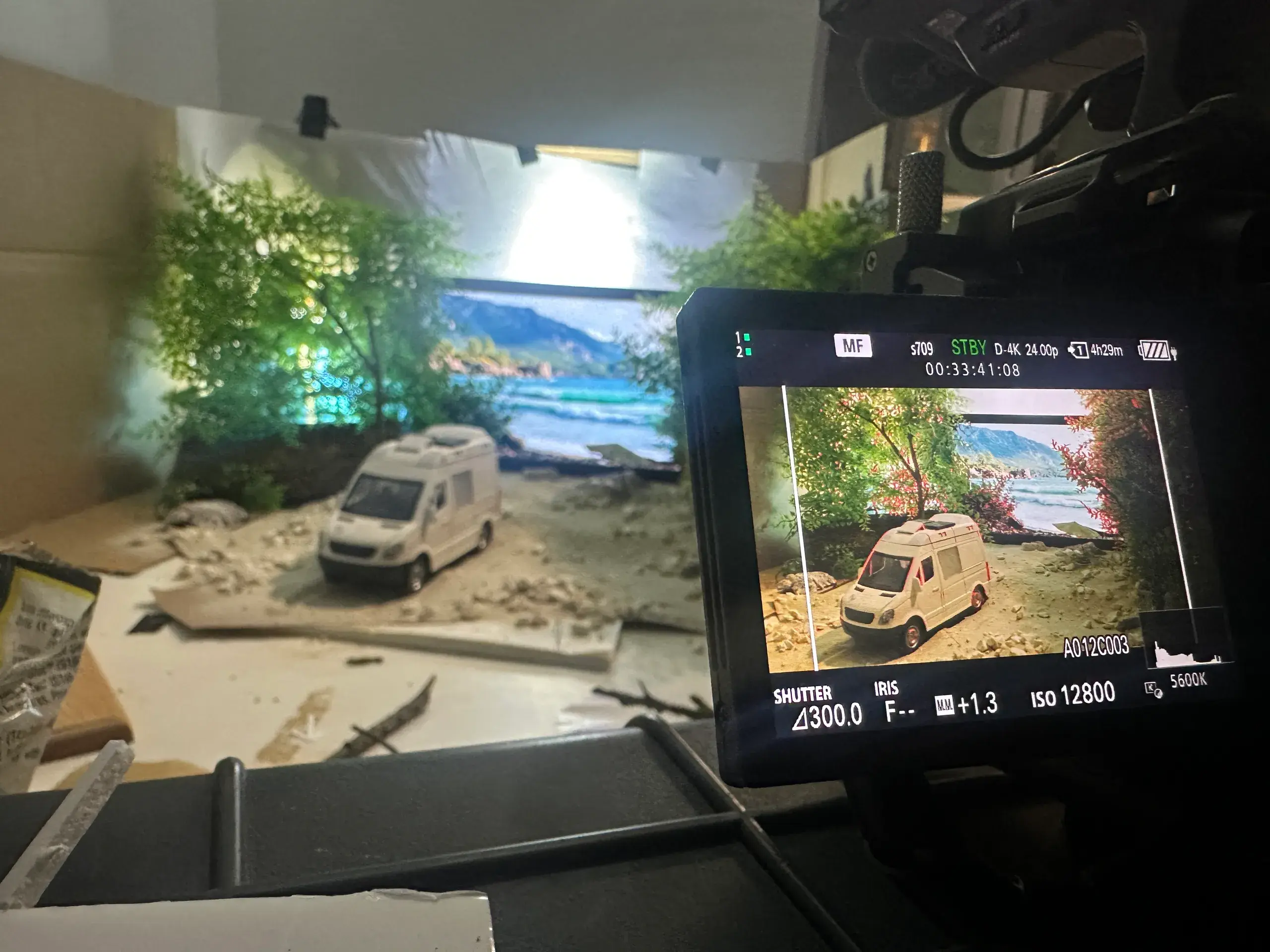 Camper van dream, miniature sets for a documentary, photo 1 of 6