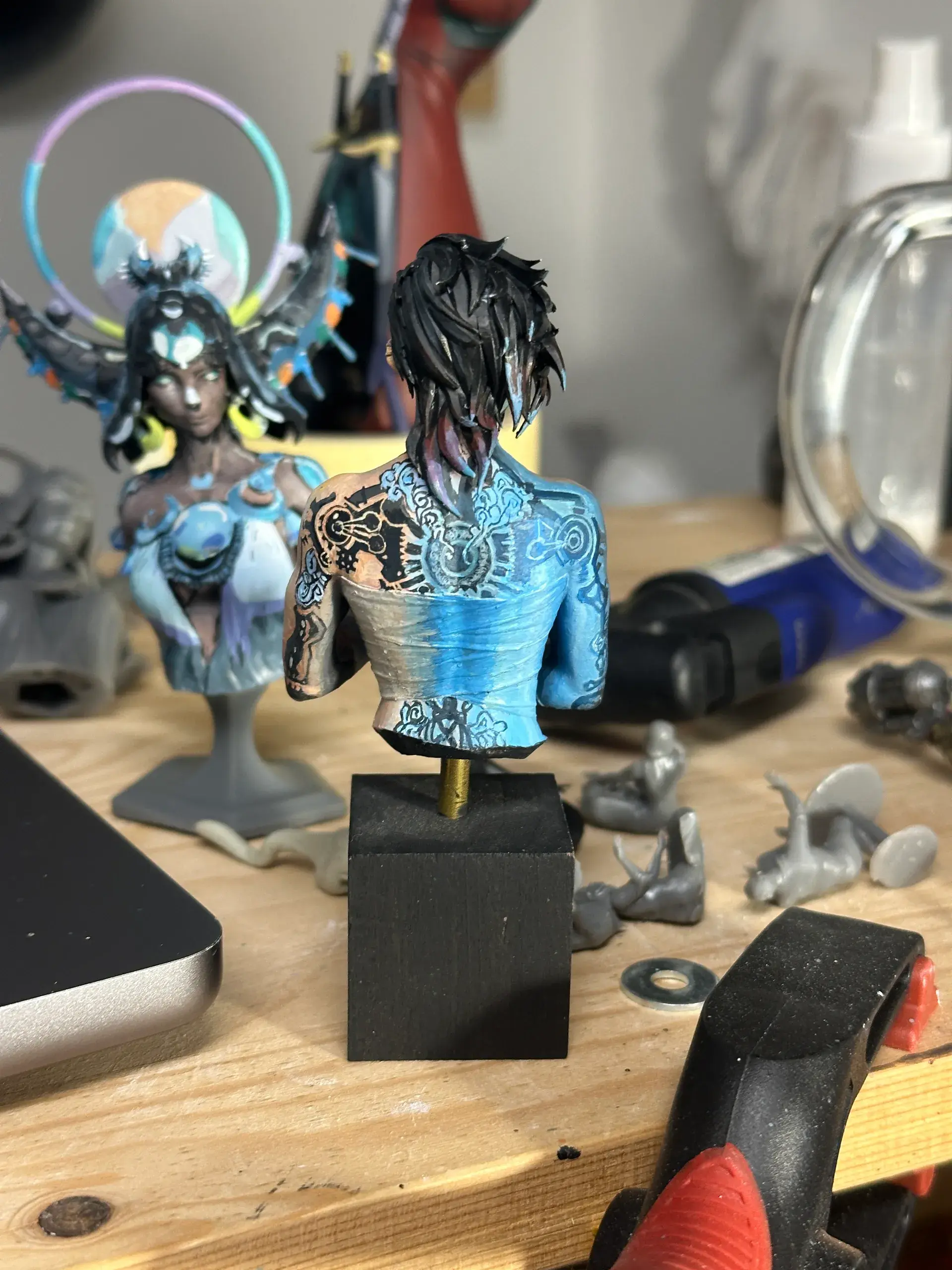 Vi from Arcane, a painted bust, photo 13 of 14