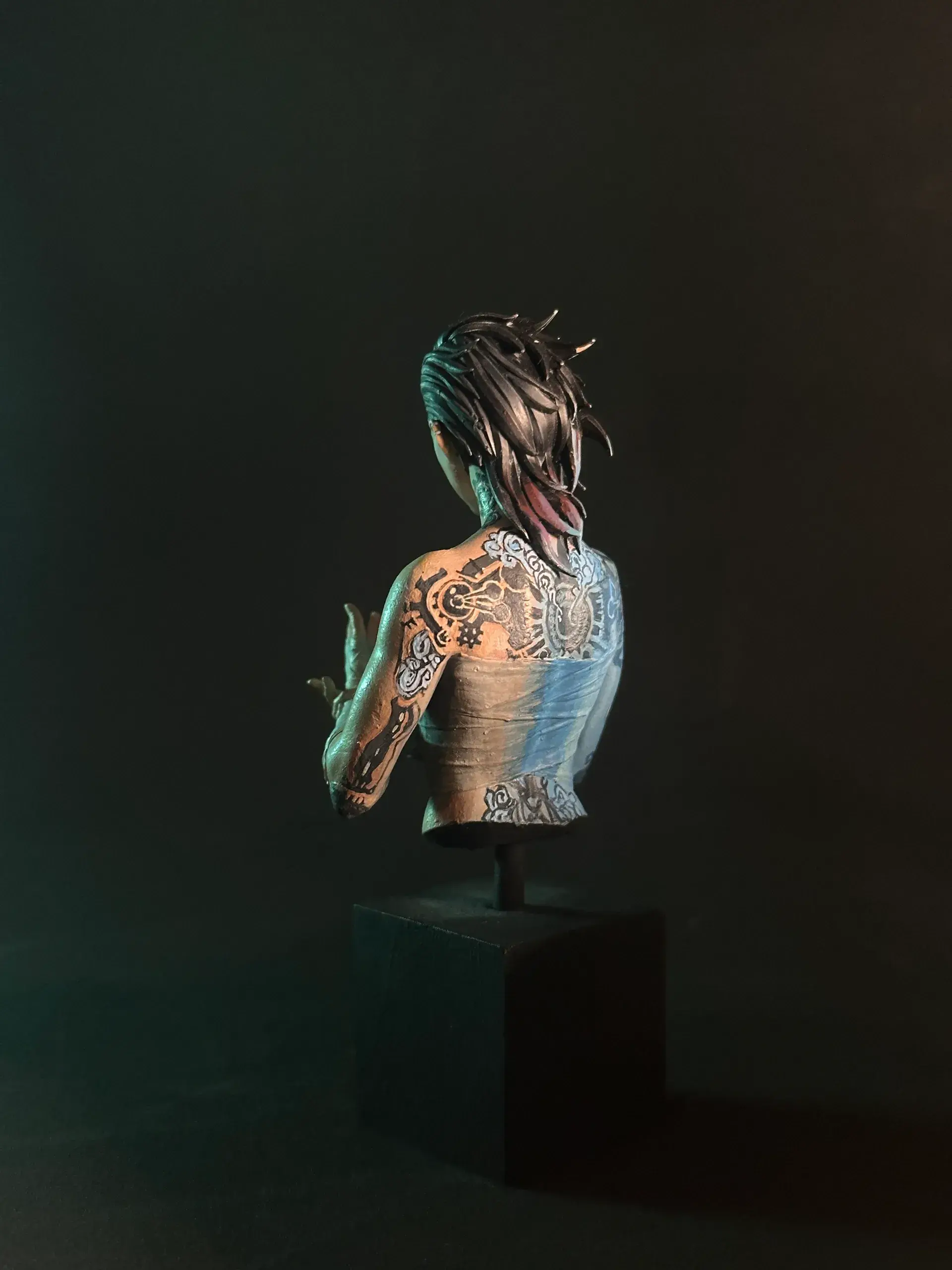 Vi from Arcane, a painted bust, photo 9 of 14