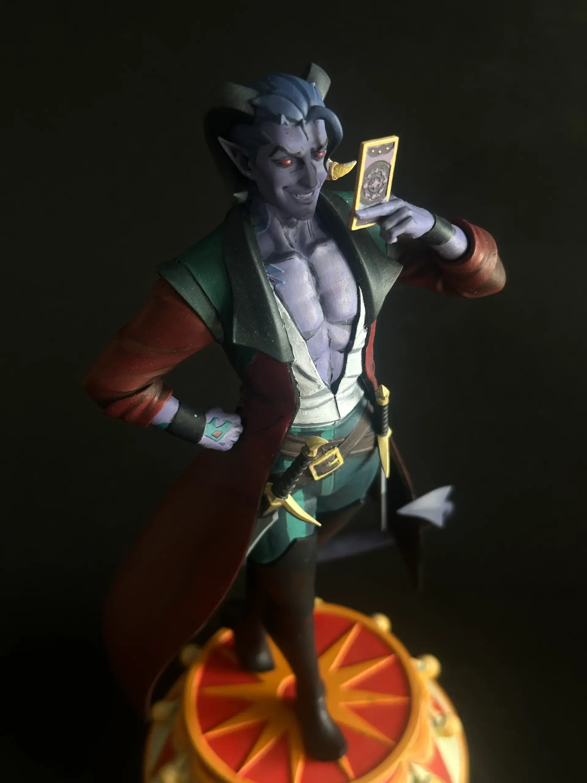 Mollymauk Tealeaf, painted by Elanor